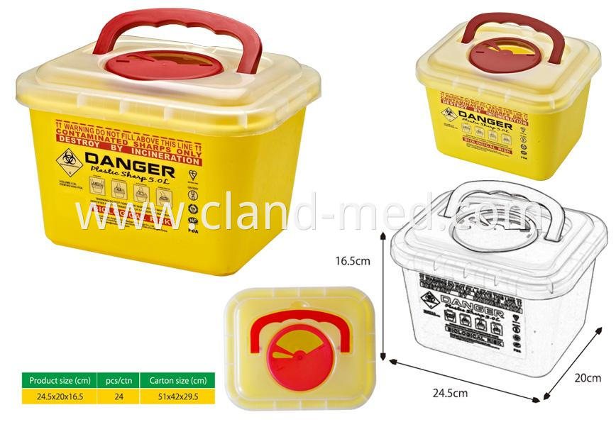 CL-SR0019 Sharp container 5.0L 4